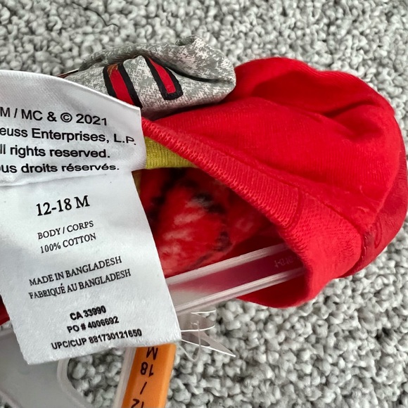 Baby 2-piece Christmas Pajamas Set GRINCH PJ 12-18M Fleece Pants Long Sleeve Top - Picture 6 of 6